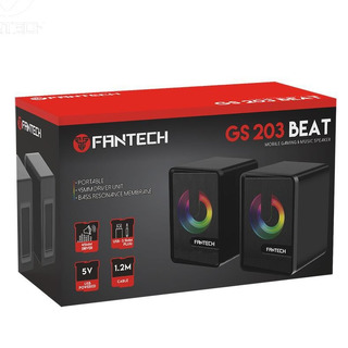 FANTECH 2.0 GS203 BEAT USB 3.5mm 6W SPEAKERS